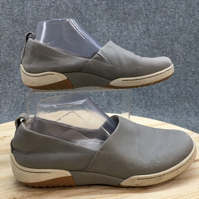 Dansko Shoes Womens 40 Reba Comfort Slip On Loafer 4429240300 Gray Leather