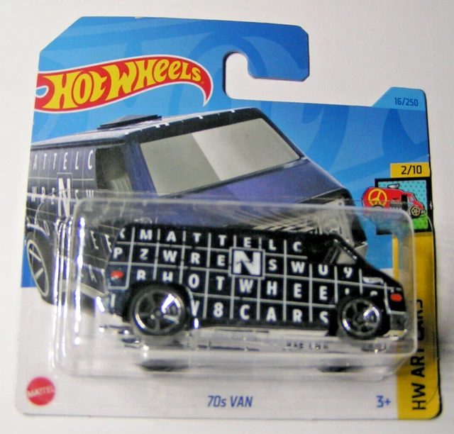 Hot Wheels 70s Van Hw Art Cars | Meses Sin Interés