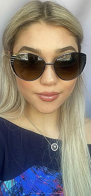 New FENDI FF 0017/S 7ROHA 58mm Silver Designer Women's Sunglasses Italy