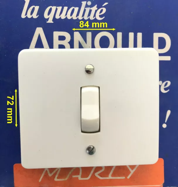 Très Ancien ARNOULD ,,Interrupteur (Pas avec Va Vient) VINTAGE, Neuf,84 x 72 mm