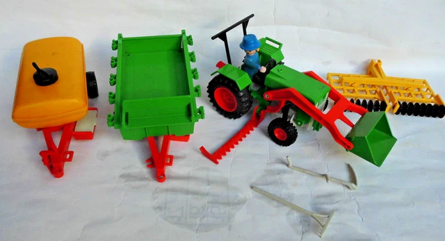 PLAYMOBIL TRAKTOR AUS Sets 3550 3554 Mit Erntewagen Und G llewagen EUR playmobil-traktor-aus-sets-3550-3554-mit-erntewagen-und-g-llewagen-eur