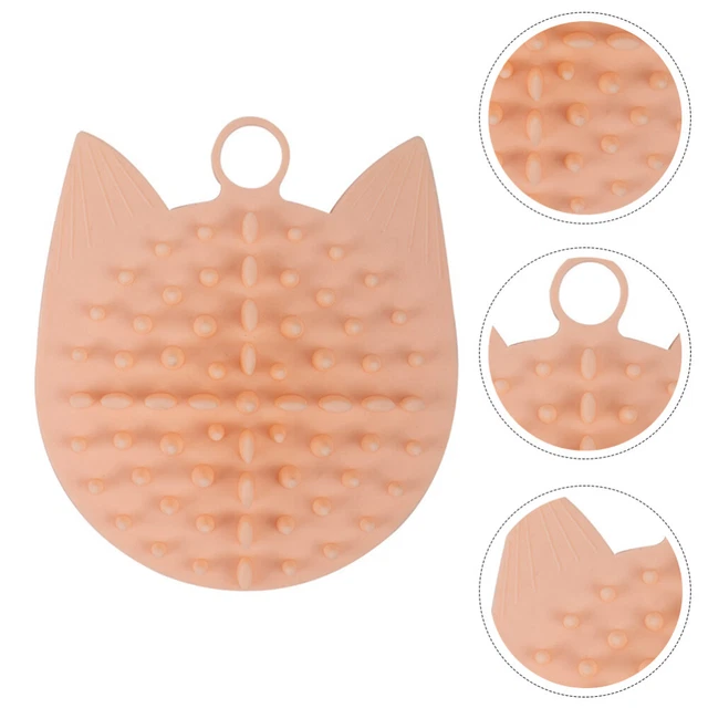 1Pc Pet Silikon Massieren Kamm Katze Selbst Groomer Katze Scratcher
