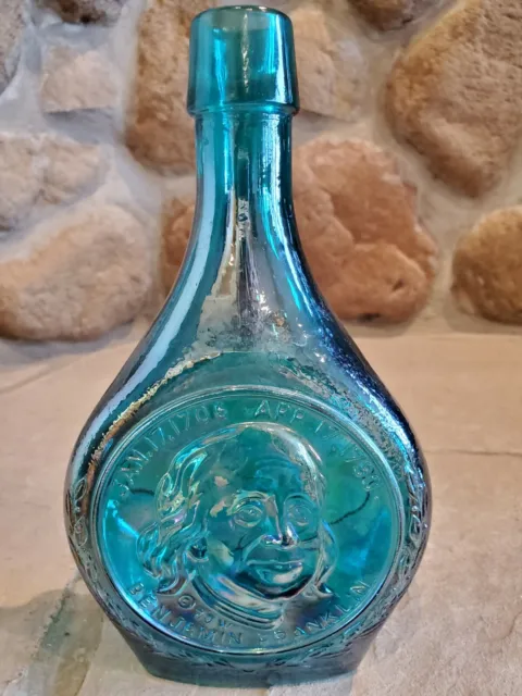 Vintage Wheaton Commemorative US Presidential Decanter - Benjamin Franklin