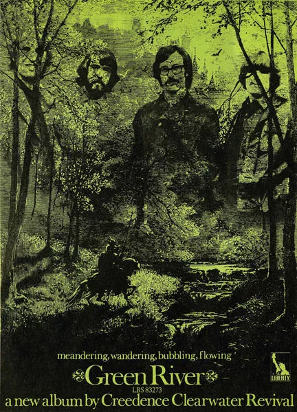187922 Creedence Clearwater Revival Green River 1969 Print Poster Affiche