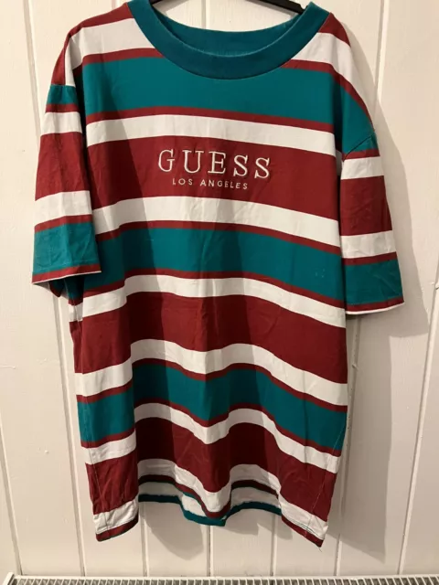 Guess uo exclusive sales rexford striped tee