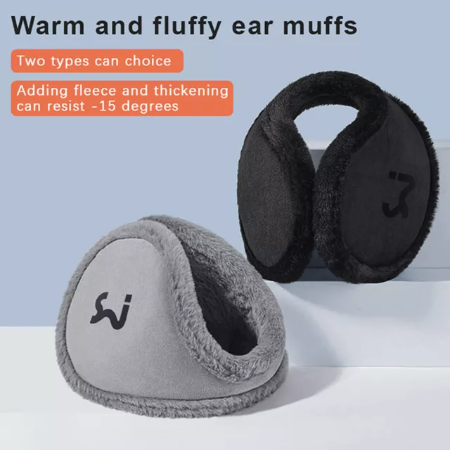 Windproof Earmuffs Men Ear Warm Protector Winter Warm Fleece Outdoor Earmuff