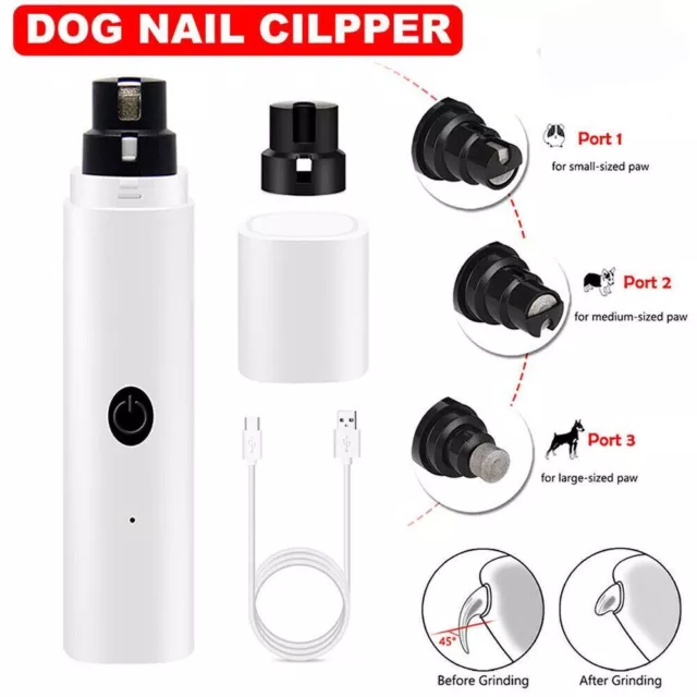 Dog Cat Trimmer Clipper Pet Nail Grinder Nail Grooming Paws Nail Cutter