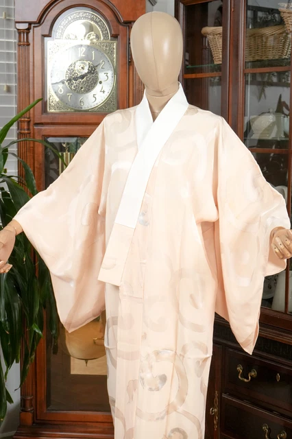 Dear Vanilla Japanese Juban Undergown Women's Kimono Inner Robe Genuine Vintage 2