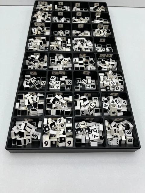 LEGO® 60ER 70ER Jahre Modulex M20 Buchstaben und Zahlen 990