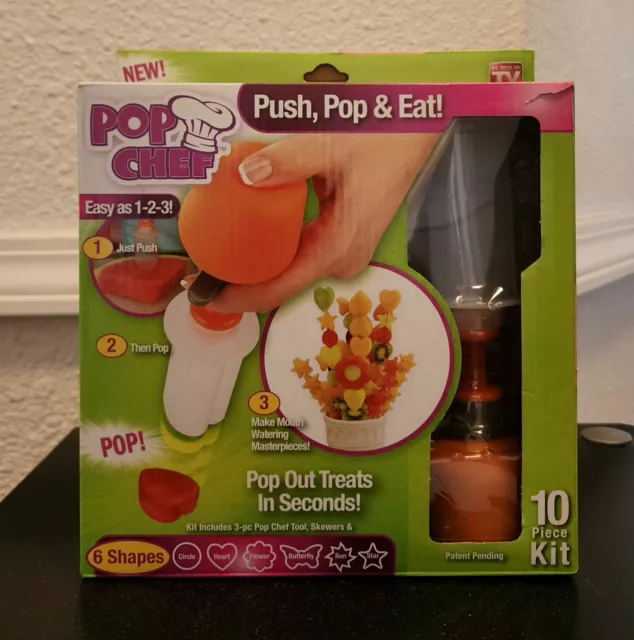 Pop Chef Food Decorator - Create Shapes In Seconds - AS SEEN ON TV - Kitchen Fun