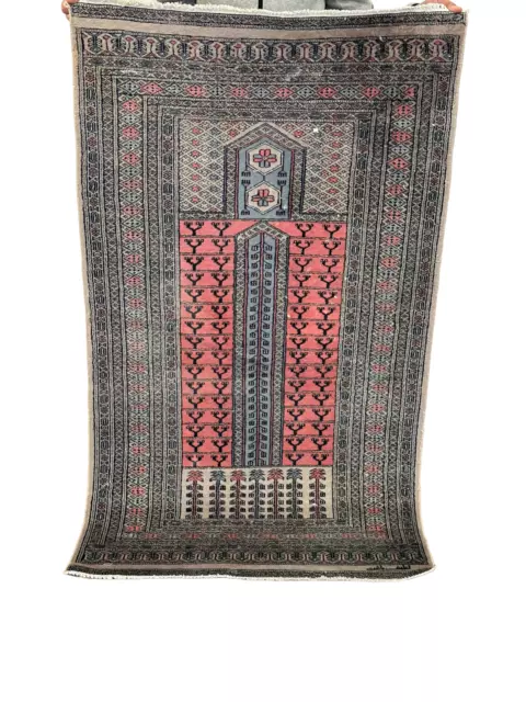 Edler Handgeknüpfter Orientteppich Buchara Signiert 162x95cm carpet rug