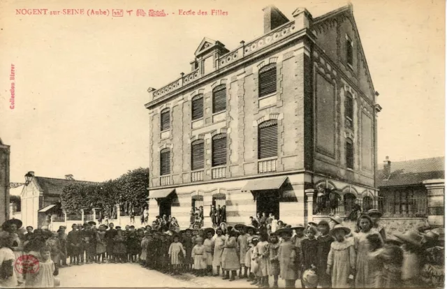 Carte Postale / Aube / Nogent Sur Seine Ecole Des Filles