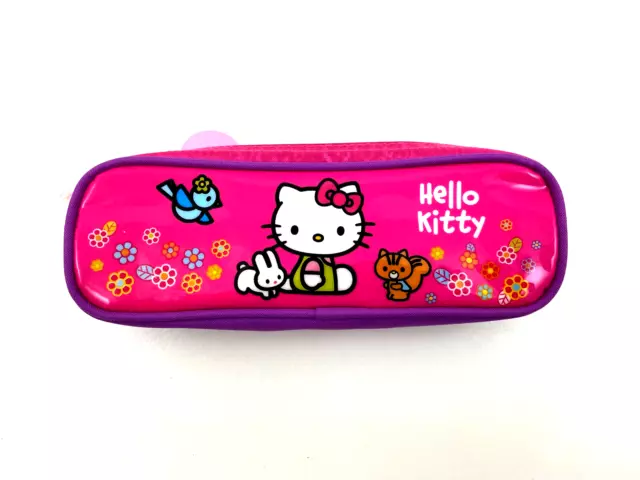 Hello Kitty Katze Cat Schlamperrolle Mäppchen Federmappe neu 20 cm