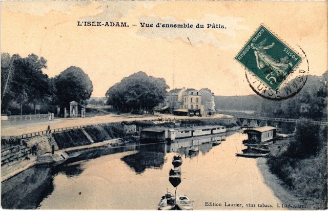 CPA L'Isle Adam vue d'ensemble du Patis (1319558)