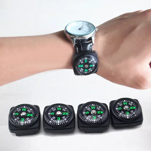 4x Outdoor Compass Belt Buckle Emergency Survival Navigation Camping
