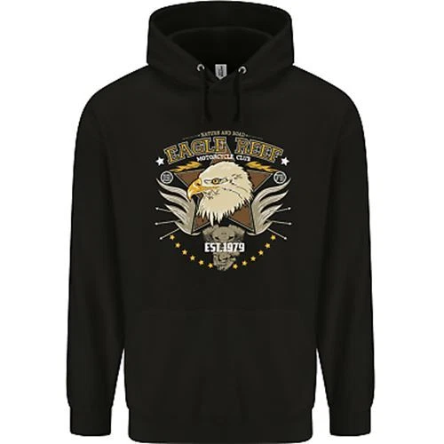 Felpa con cappuccio Eagle Reef Moto Moto Biker Bambini Bambini