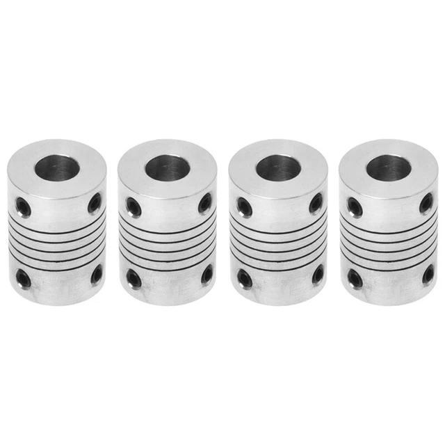 4X MOTOR SHAFT 8mm to 8mm Joint Helical Beam Coupler Coupling D18L25