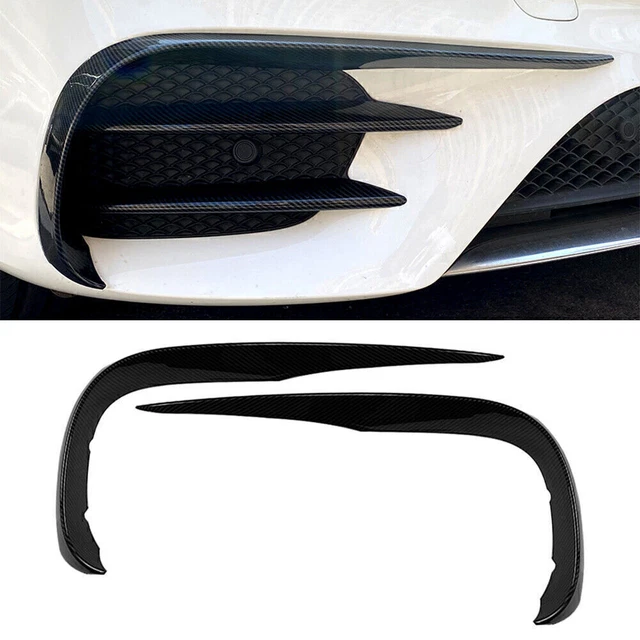 Front Bumper Splitter Spoiler Canard Fins For Benz E-Class W213 E200 E300 E260