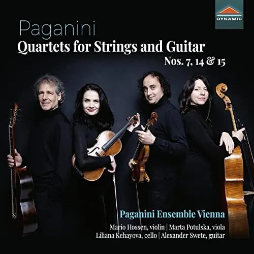 Nicolo Paganini Paganini: Quartets for Strings and Guitar Nos. 7, 14 & 15 (CD)