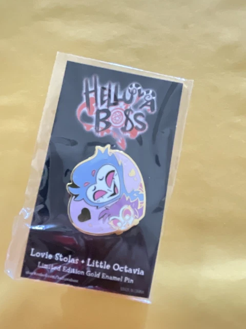 VIVZIEPOP PIN HELLUVA Boss Lovie Stolas + Octavia Gold Enamel Pin
