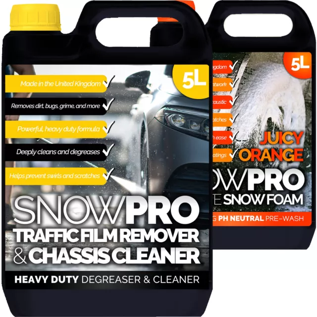 Snow Foam Shampoo Car Care Wash Vehicle Detailing TFR Traffic Film Remover 10L