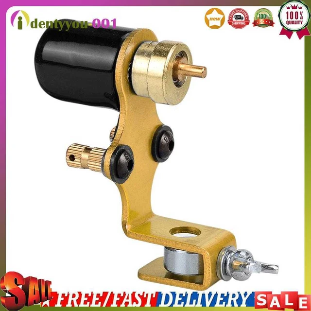 Pro Body Makeup Shader dispositivo de mano de tatuaje giratorio para principiantes (oro)