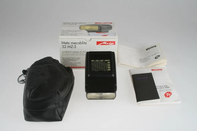 Metz Mecablitz 32 MZ-3 # AC3721 Mit SCA 3101 CA/AF, Tasche & Anleitung oVP
