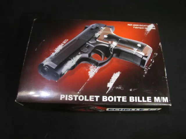 Pistolet à bille Élite Plastique + 100 billes Airsoft Jouet de qualité  +18ans