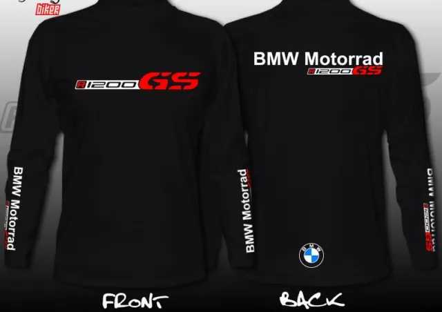 T-Shirt Bmw R1200Gs Adventure Paris  Dakar Power Manica Lunga Motorrad World