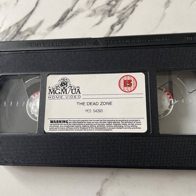 THE DEAD ZONE VHS PAL (1983) Horror Thriller 15 Christopher Walken ...