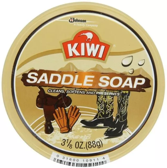 Kiwi Saddle Soap 3.125 Ounce