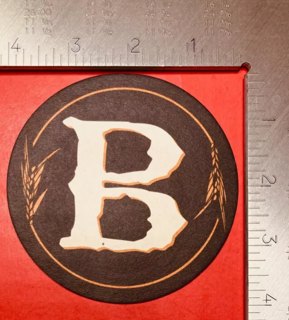 Barrio Brewing Tucson Arizona Big B 4 Inch Round Beer Coaster Rare Vintage
