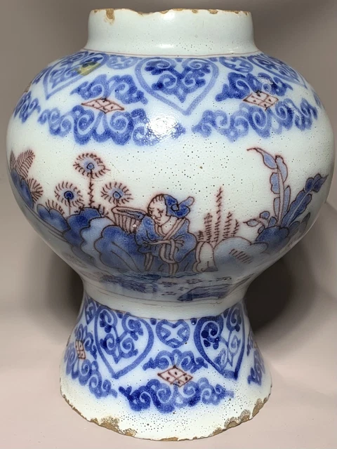 Vase chinois bleu et blanc - korea cute