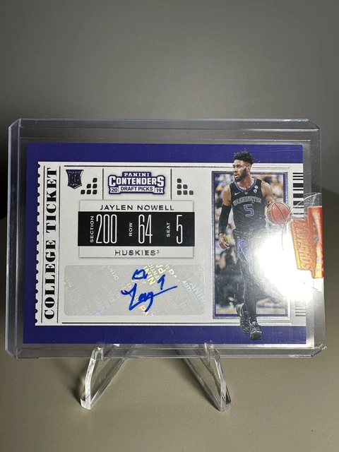 2019 Panini Contenders Draft Picks College Ticket Auto #98 Jaylen Howell UW RC