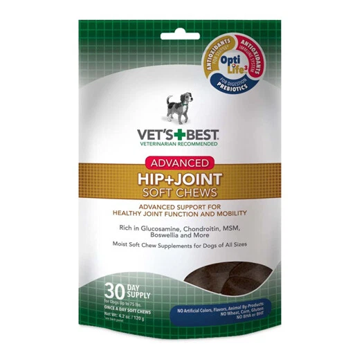 Vet's Best Avanzato Hip + Articolazione Morbido da Masticare 1 Ogni / 30 Ch