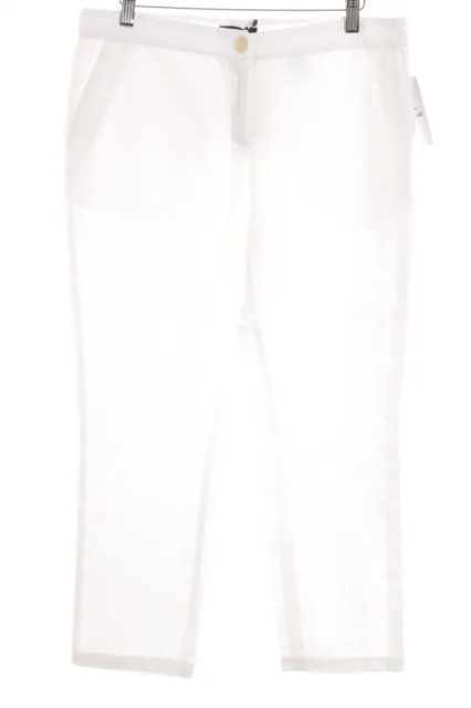 JOSEPH Pantalone di lino Donna Taglia IT 44 bianco sporco stile casual