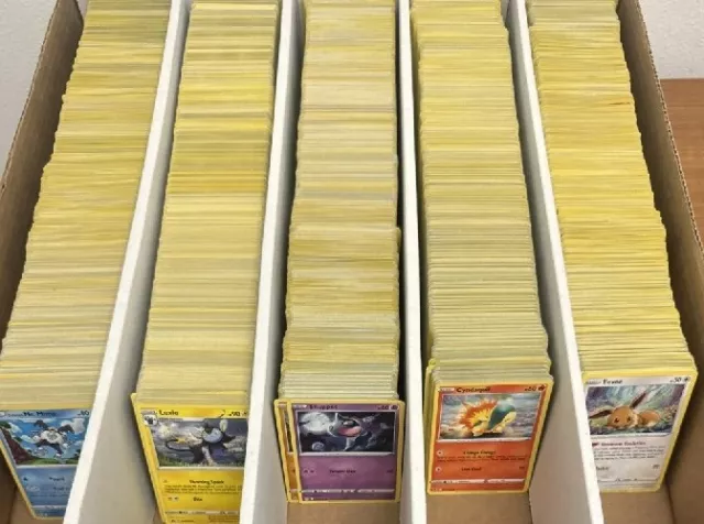 Pokemon Card Bulk lot 500 Cards  C/UC No Energy + 30 Holos + Mystery Surprise