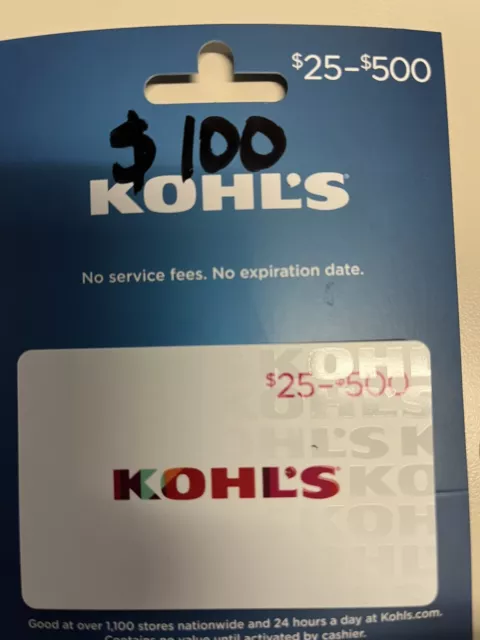 Kohl's Gift Card $100