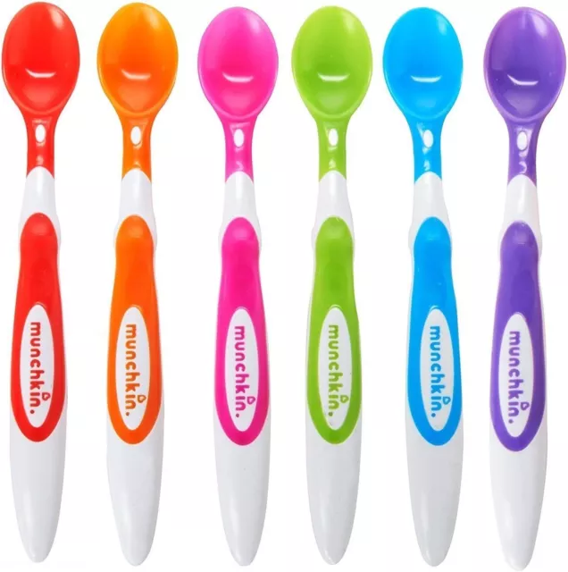 Munchkin Soft Tip Toddler & Baby Spoons, Weaning Spoons Set with...