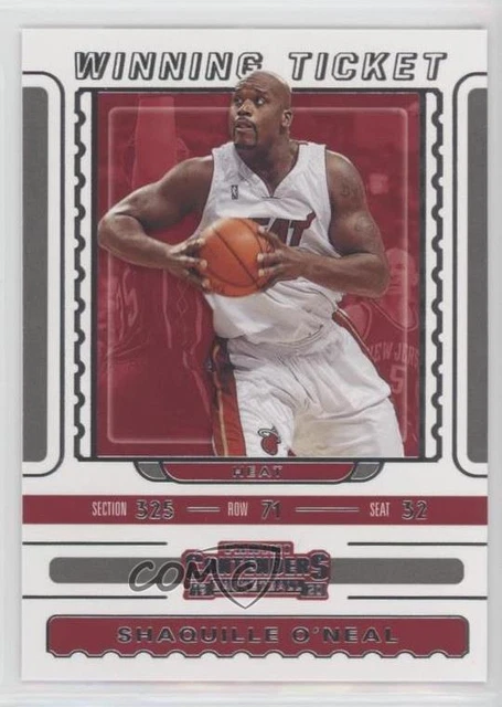 2019-20 Panini Contenders Winning Ticket Shaquille O'Neal #6 HOF
