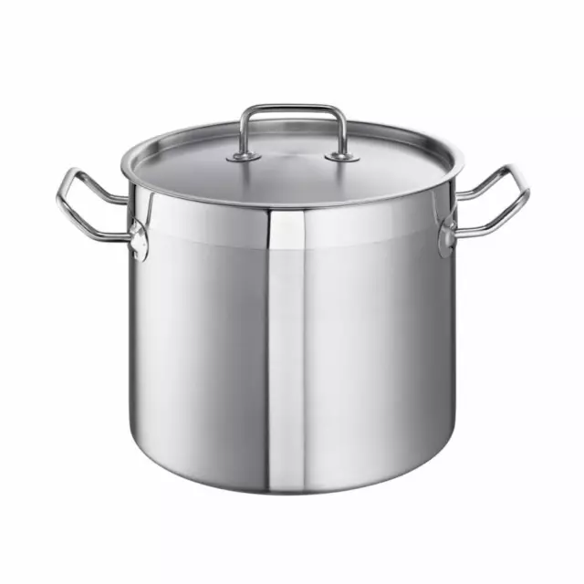 Schulte-Ufer Suppentopf Profi-Line i Kochtopf Edelstahl 18 10 24 cm 9 L