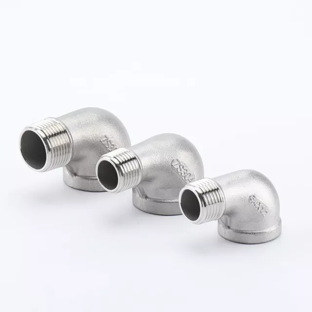 90 Degree Elbow Female to Male Reducing Thread Fittings Pipe Connector 1/2'' 3/8