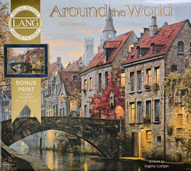 LANG AROUND THE World 2024 Special Edition FullSize Wall Calendar