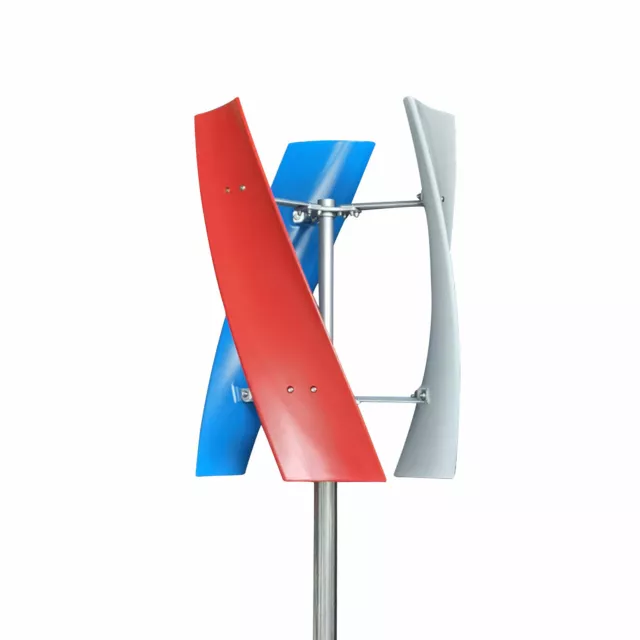 Generador eólico 24V aerogenerador jardín rueda eólica vertical set 400W