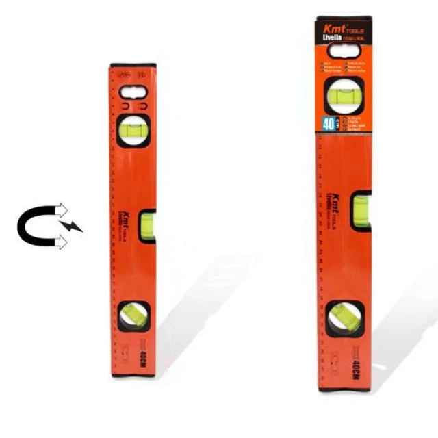 Livella A Bolla Magnetica 30 Cm Con 3 Bolle, Lega Di Alluminio - Foto 12