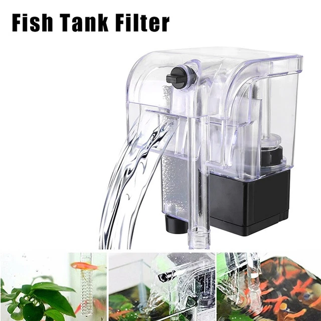 Waterfall Hang on External Oxygen Pump Water Filter for Aquarium Fish Tank