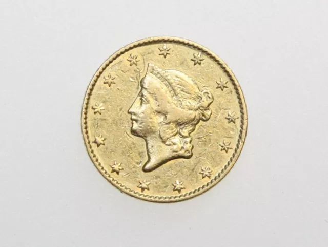 1849 $1 Liberty Head Gold Coin Type 1