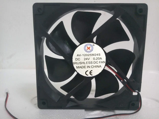 1PC DX AV-12025M24S DC 24V 0.20A 12025 2 PIN cooling FAN