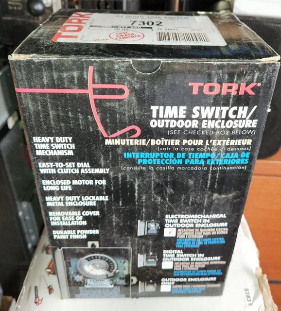 Tork 7302 Electromechanical Timer,208 To 277Vac