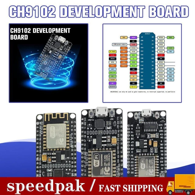 Scheda Di Sviluppo NodeMCU V2 ESP8266 - Modulo WiFi Lua, 1MB RAM, Per Progetti IoT